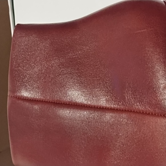 Ecco women's square toe ankle boots size 41(10-10.5) burgundy new - Picture 10 of 12